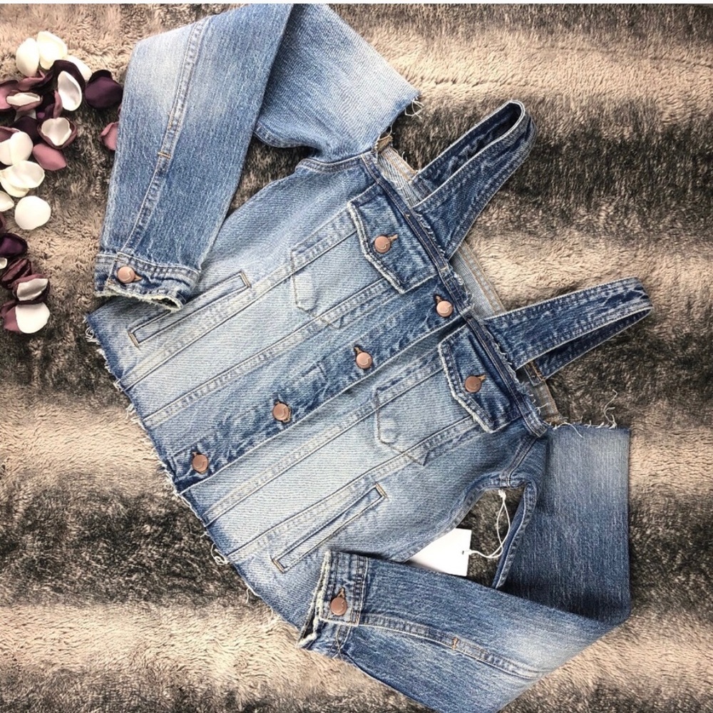 Joe’s Jeans The Cold Shoulder Jean Jacket - Picture 1 of 7